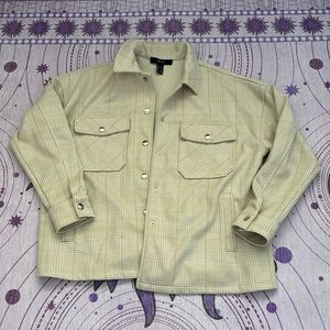 Cream Forever 21 Shacket Size M